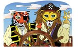 Big Cat Pirates: Tiger's Gold (Written and Illustrated by Steven Kersey)