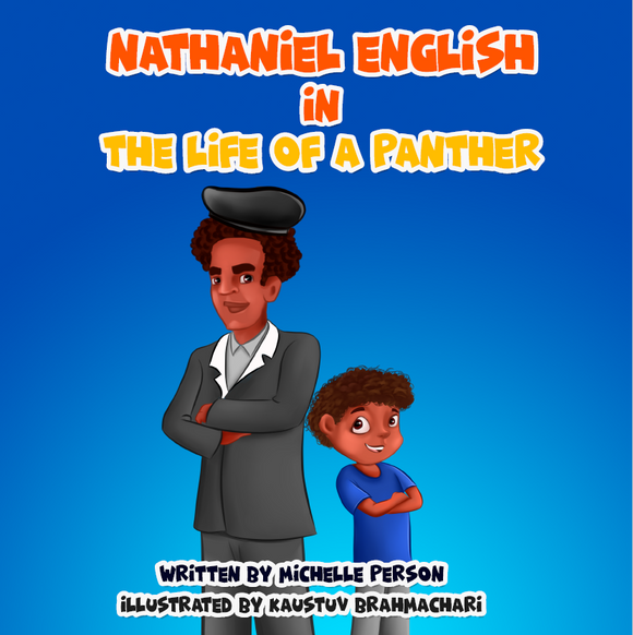 Nathaniel English in Life of a Panther (written by Michelle Person, illustrated by Kaustuv Brahmachari)